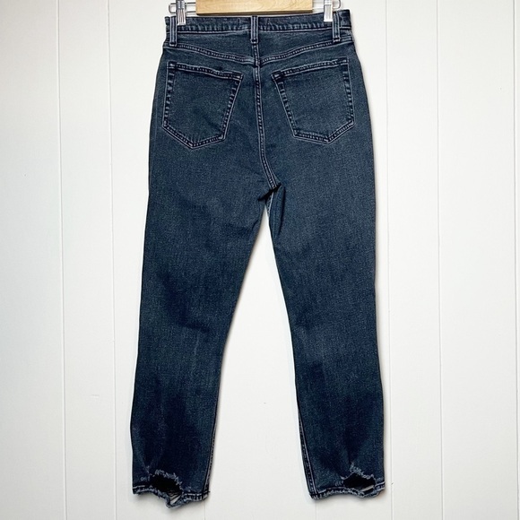 Abercrombie & Fitch Ankle Straight Ultra High Rise Jeans 28 6 black‎ Curve Love - Picture 5 of 14